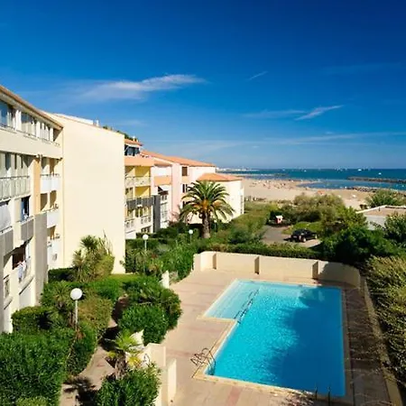 Apartment 4 Pers, Baclon Vue Mer, 1 Chambre, Piscine + Parking, A 50m De La Mer Et Des Commerces - Ref Sav336h Agde